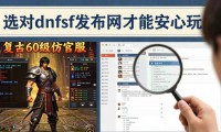 资深DNF玩家揭秘 选对dnfsf发布网才能安心玩