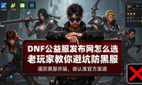 DNF公益服发布网怎么选 老玩家教你避坑防黑服